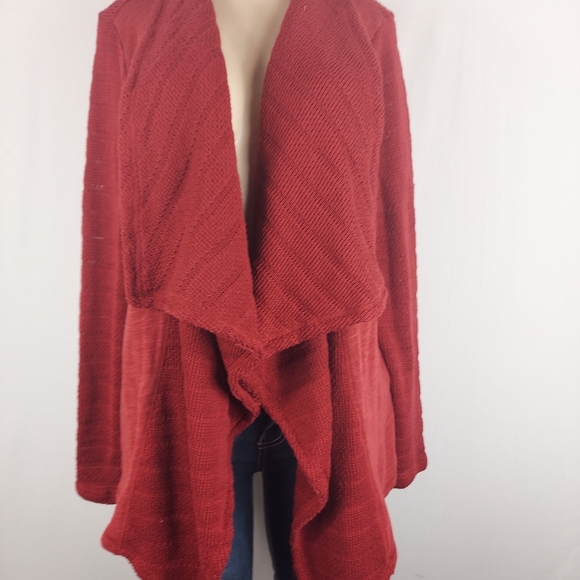 Lucky brand drape cardigan duster size XL - Picture 2 of 7